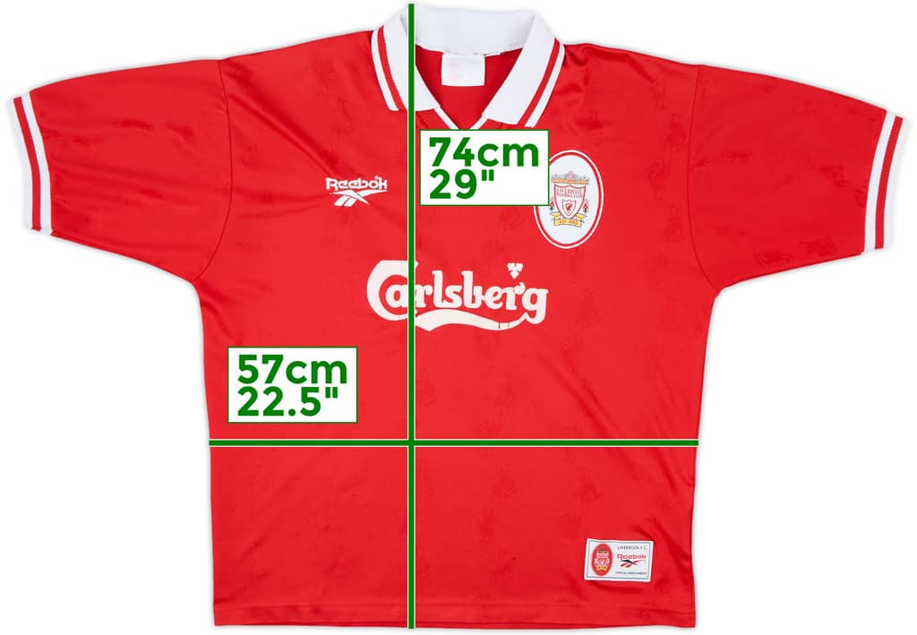 1996-98 Liverpool Home Shirt - 5/10 - (L)