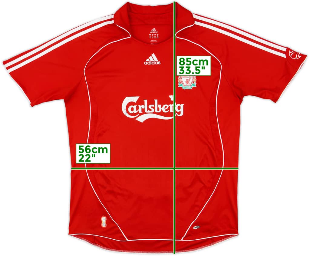 2006-08 Liverpool Home Shirt - 5/10 - (XL)