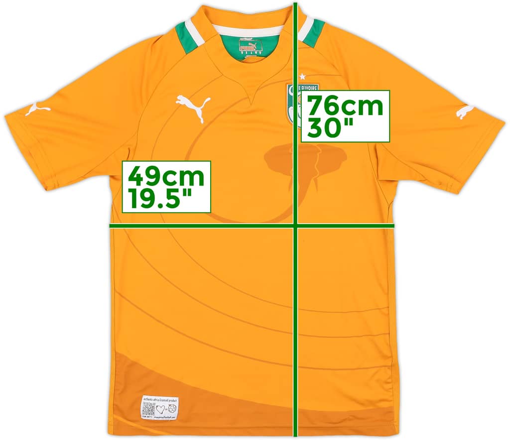 2011-13 Ivory Coast Home Shirt - 7/10 - (S)