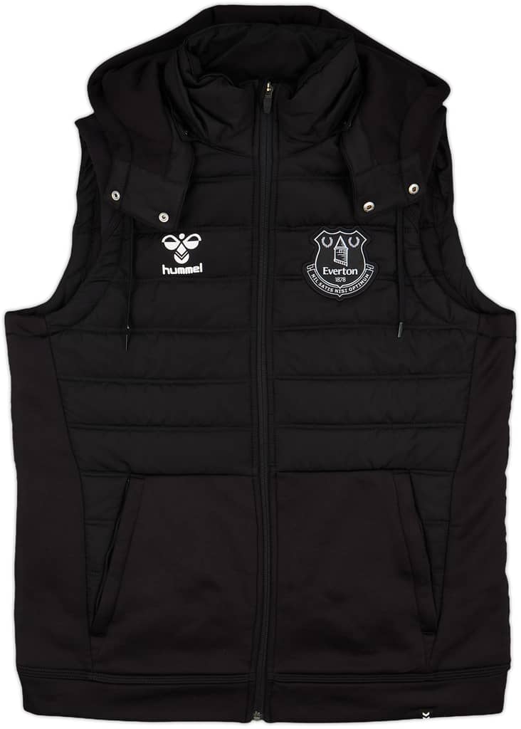 2021-22 Everton Hummel Hooded Gilet - 8/10 - (M)