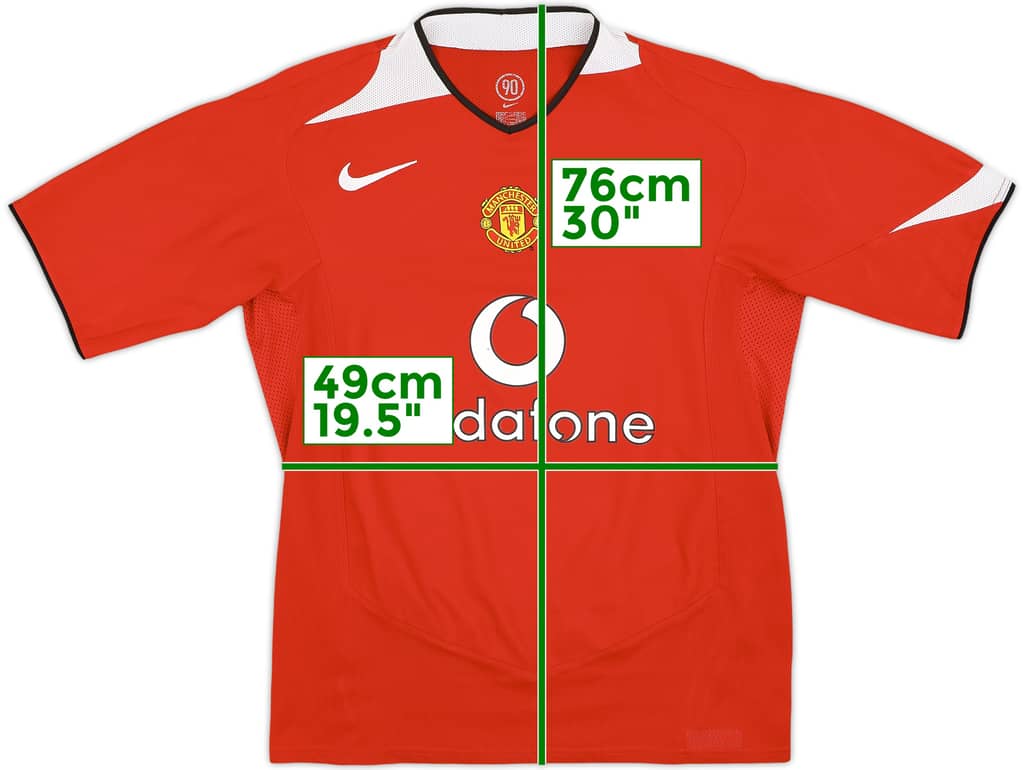 2004-06 Manchester United Home Shirt - 5/10 - (M)