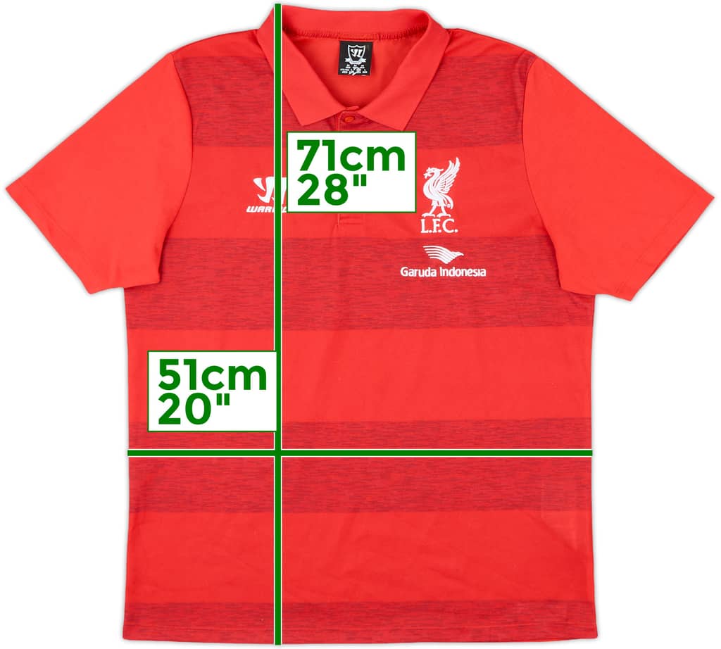 2014-15 Liverpool Warrior Polo Shirt - 10/10 - (M)