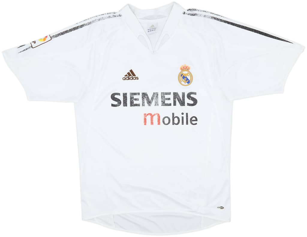2004-05 Real Madrid Home Shirt - 4/10 - (M)
