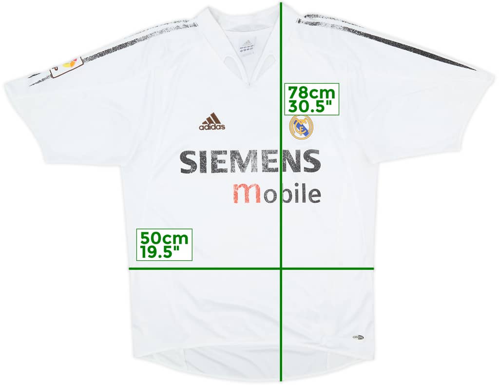 2004-05 Real Madrid Home Shirt - 4/10 - (M)