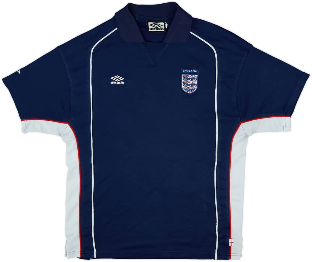 2002-03 England Umbro Polo Shirt - 9/10 - (L)