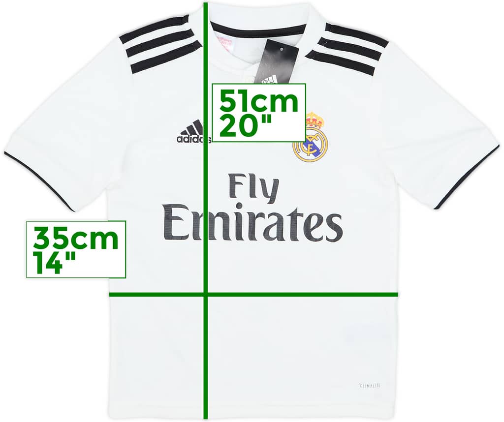 2018-19 Real Madrid Home Shirt (S.Boys)
