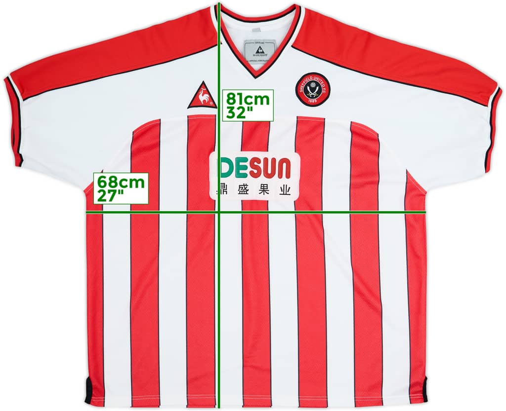 2002-04 Sheffield United Home Shirt - 7/10 - (XXL)