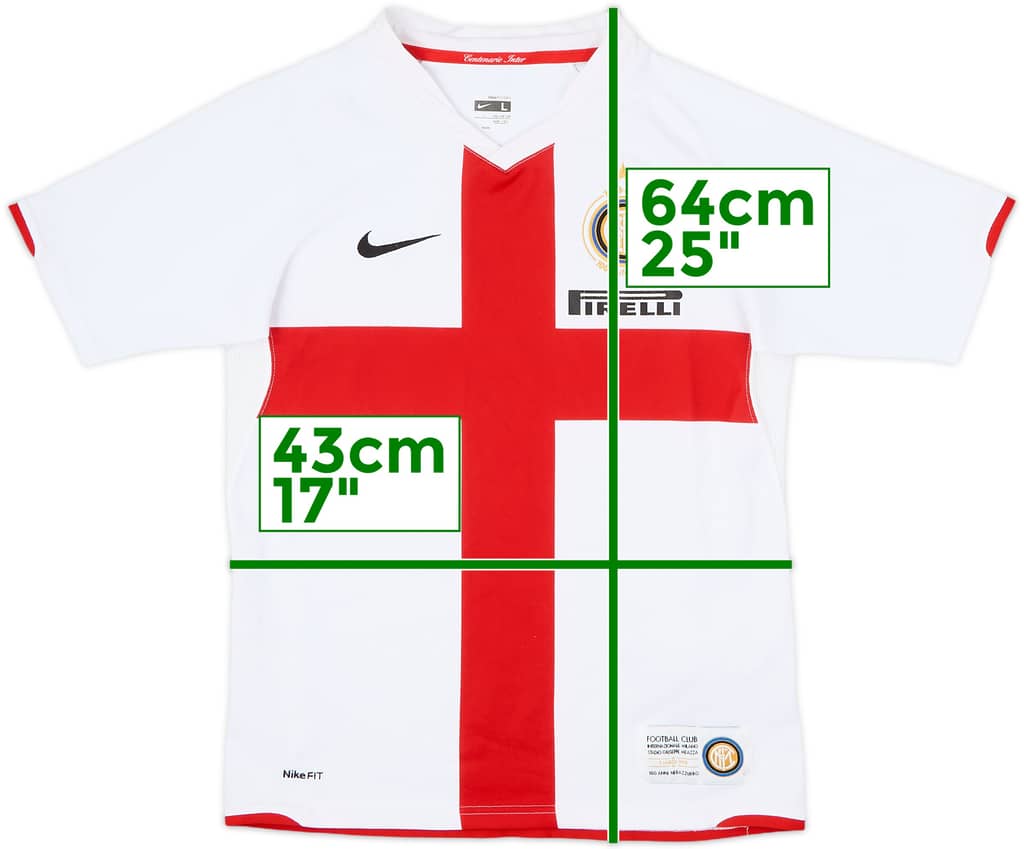 2007-08 Inter Milan Centenary Away Shirt - 6/10 - (L.Boys)