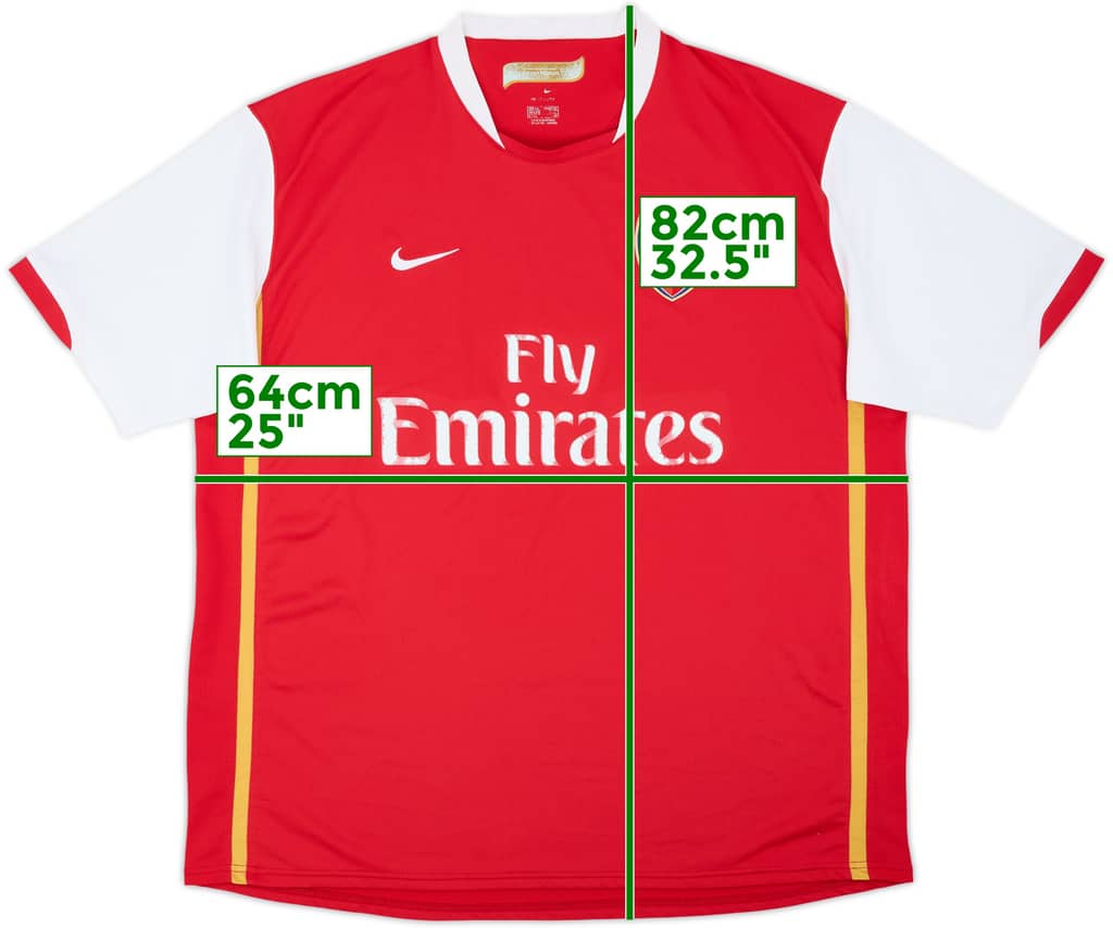 2006-08 Arsenal Home Shirt - 5/10 - (XXL)