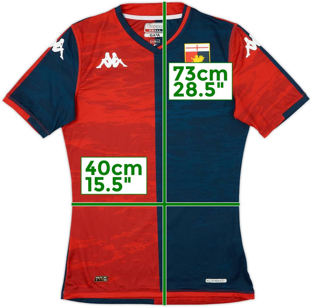 2023-24 Genoa Authentic Home Shirt - 8/10 - (S)