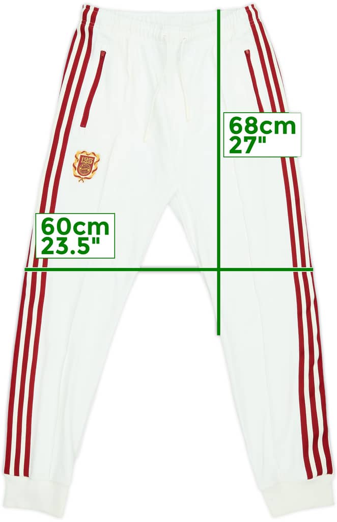 2024-25 Bayern Munich adidas Originals 125th Anniversary Track Pants/Bottoms - 10/10 - (M)