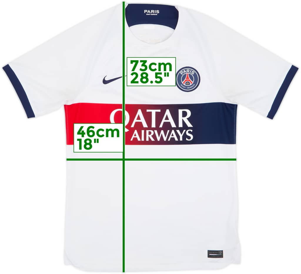 Camiseta de visitante del Paris Saint-Germain 2023-24 - 7/10 - (S)