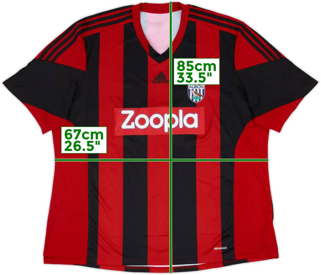 2013-14 West Brom Away Shirt - 6/10 - (3XL)