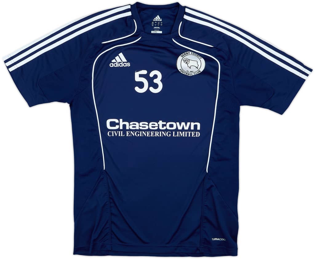 2010-11 Derby adidas Player Issue Training Shirt #53 - 6/10 - (M)