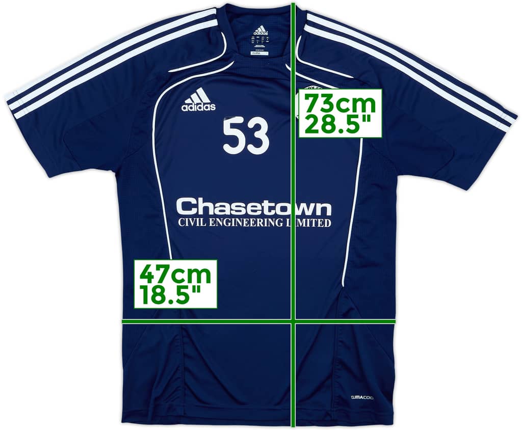 2010-11 Derby adidas Player Issue Training Shirt #53 - 6/10 - (M)