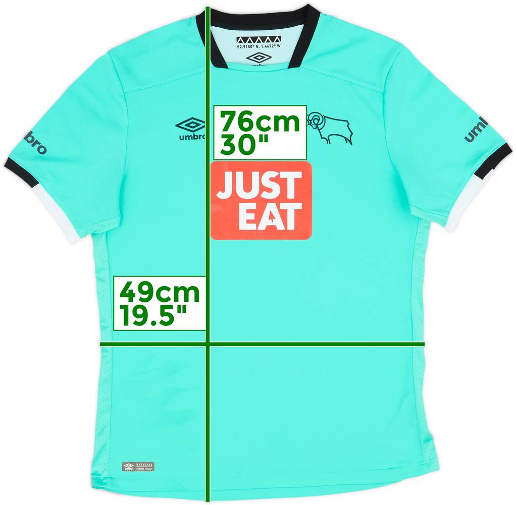 2016-17 Derby County Third Shirt - 8/10 - (L)