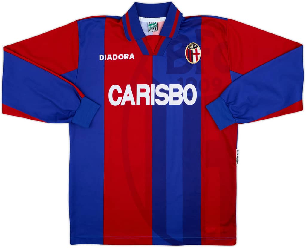 1996-97 Bologna Home L/S Shirt - 9/10 - (L)