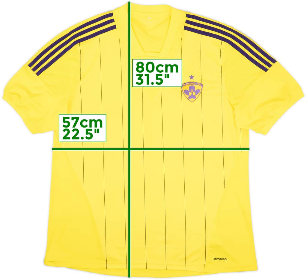 Camiseta de visitante del NK Maribor 2013-14 - 8/10 - (XL)