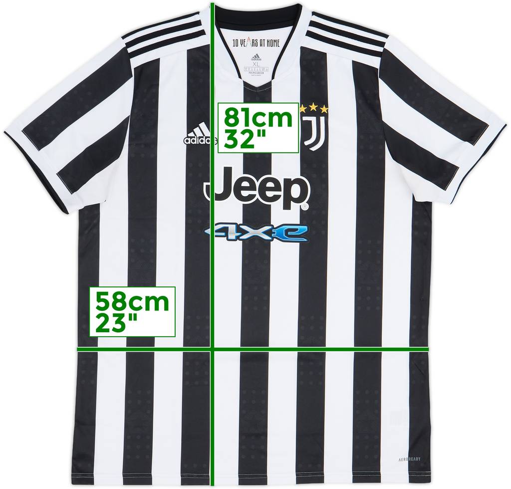2021-22 Juventus Home Shirt - 6/10 - (XL)
