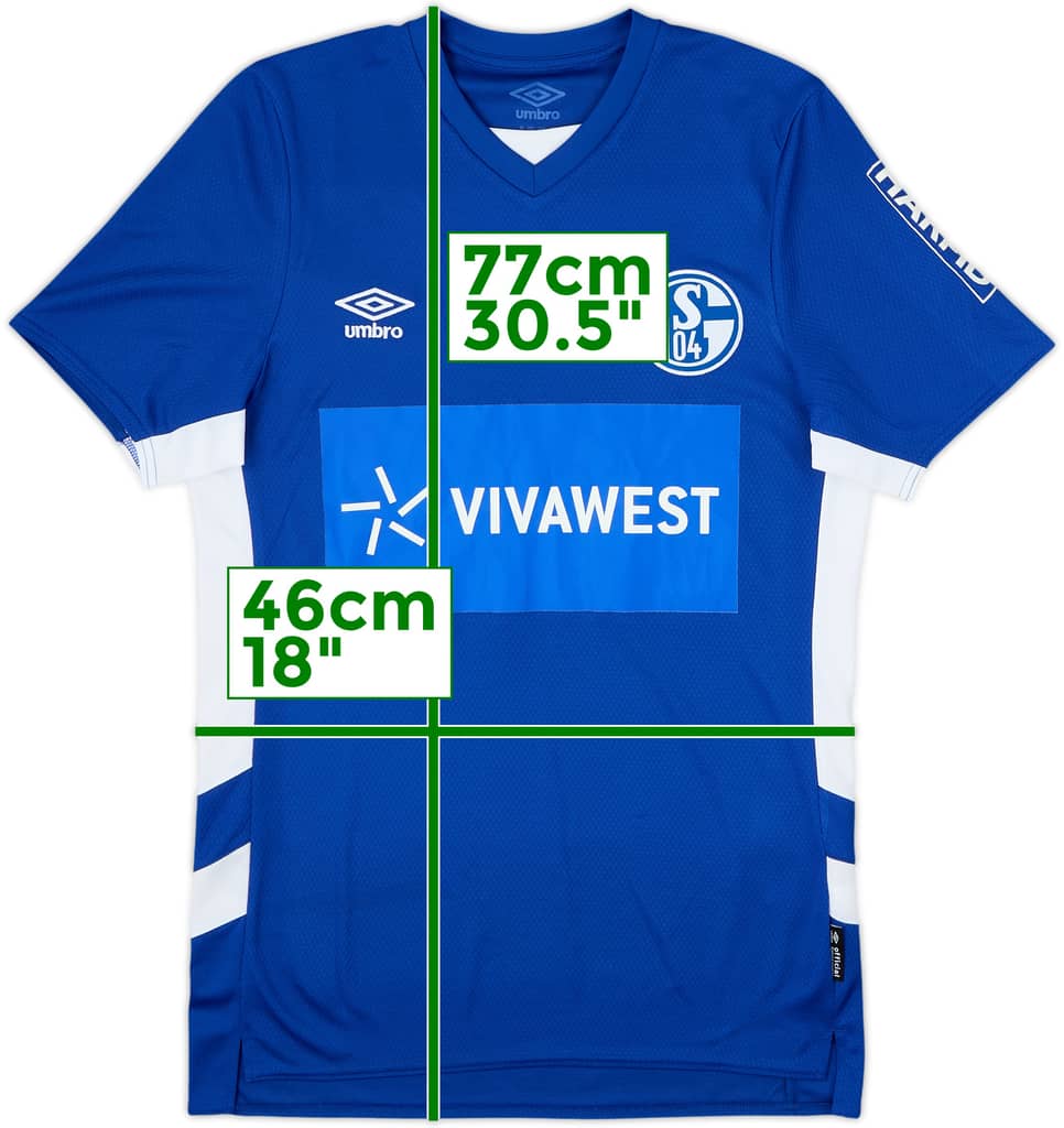 2021-22 Schalke Home Shirt - 9/10 - (S)