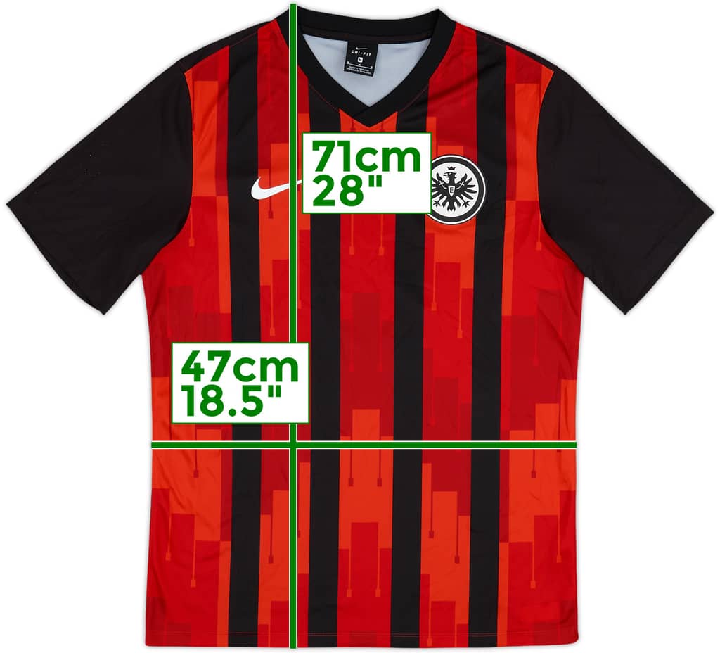 2020-21 Eintracht Frankfurt Basic Home Shirt - 4/10 - (M)