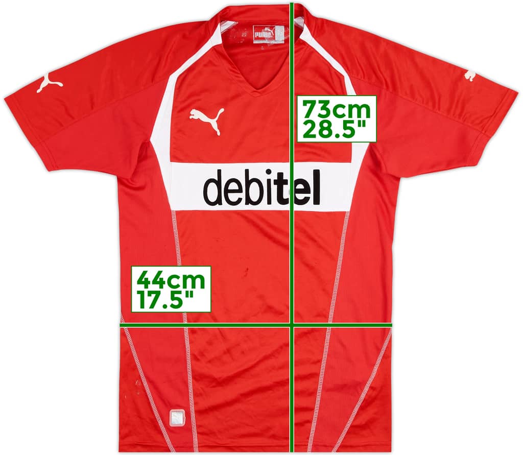 Camiseta de visitante del Stuttgart 2004-05 - 5/10 - (Niños XL)