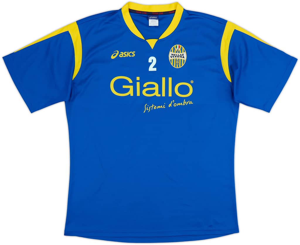 2009-10 Hellas Verona Asics Player Issue Training Shirt #2 - 7/10 - (XL)