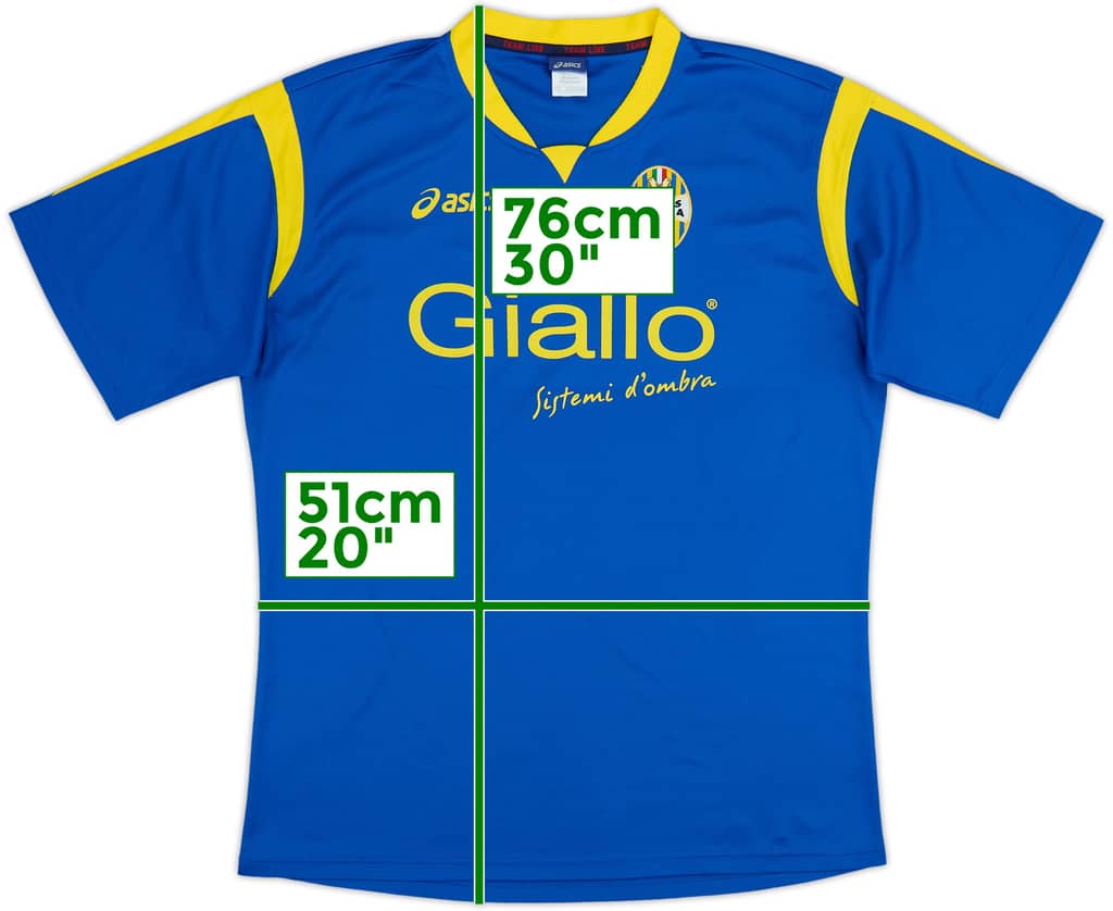 2009-10 Hellas Verona Asics Player Issue Training Shirt #2 - 7/10 - (XL)