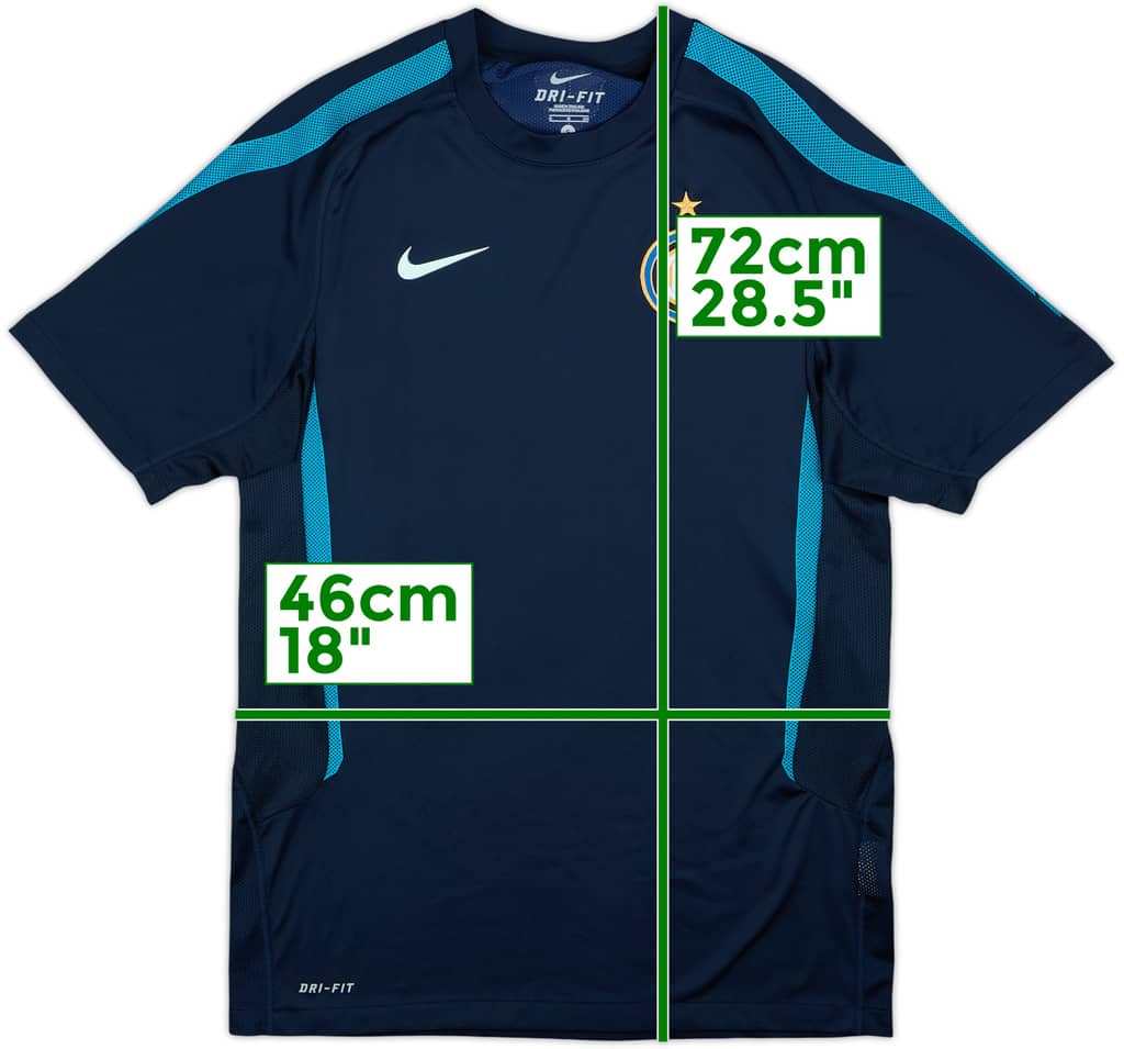 2010-11 Inter Milan Nike Training Shirt - 9/10 - (S)