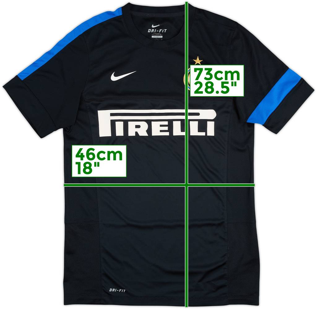 2009-10 Inter Milán Nike Camiseta de Entrenamiento - 8/10 - (M)