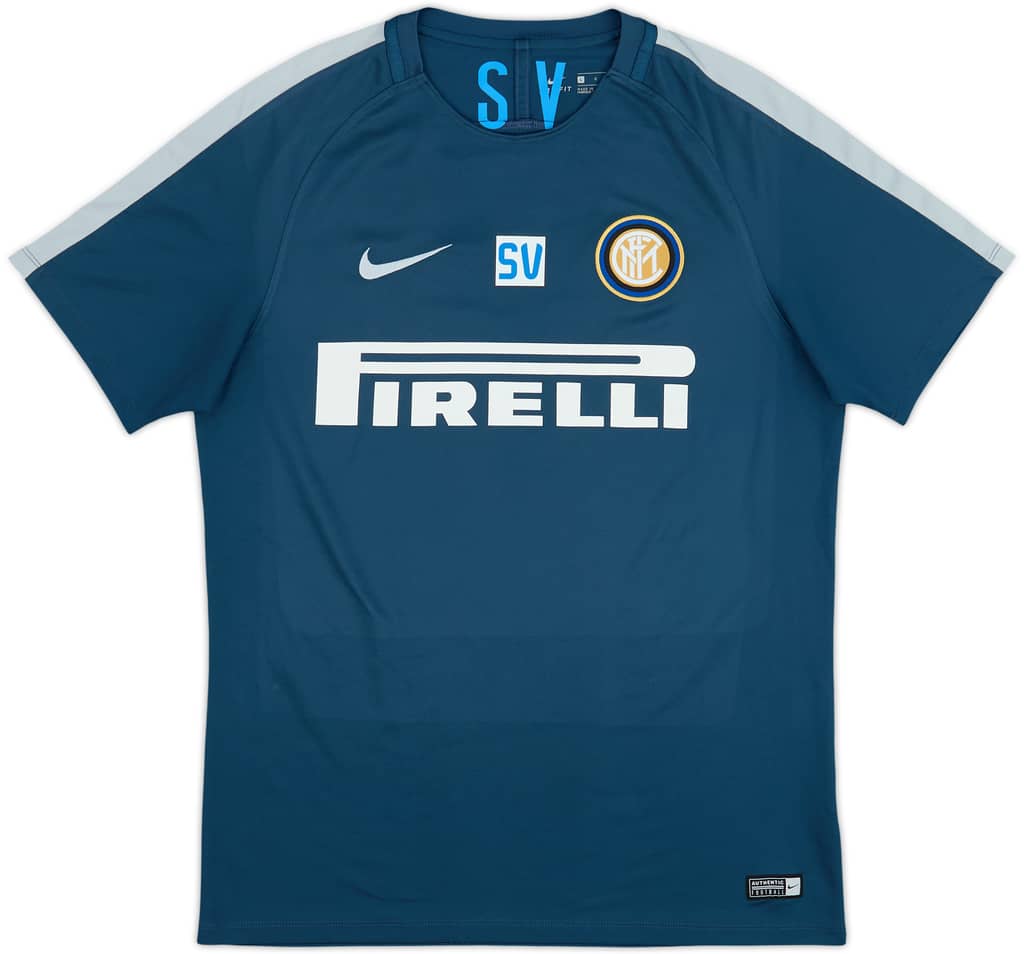 2016-17 Inter Milan Staff Issue Nike Training Shirt (S. Vecchi) - 7/10 - (L)