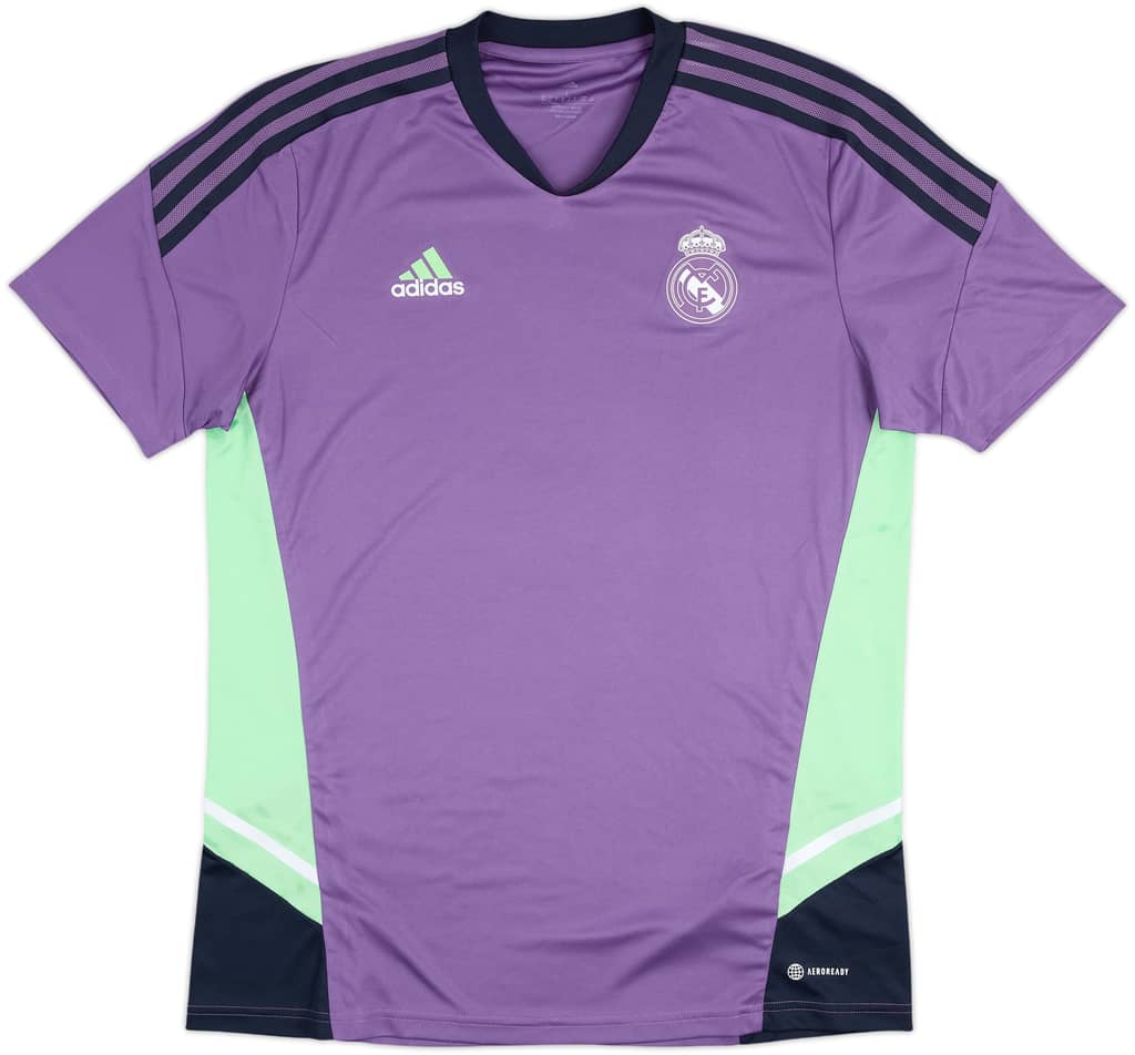 2022-23 Real Madrid adidas Training Shirt - 10/10 - (L)