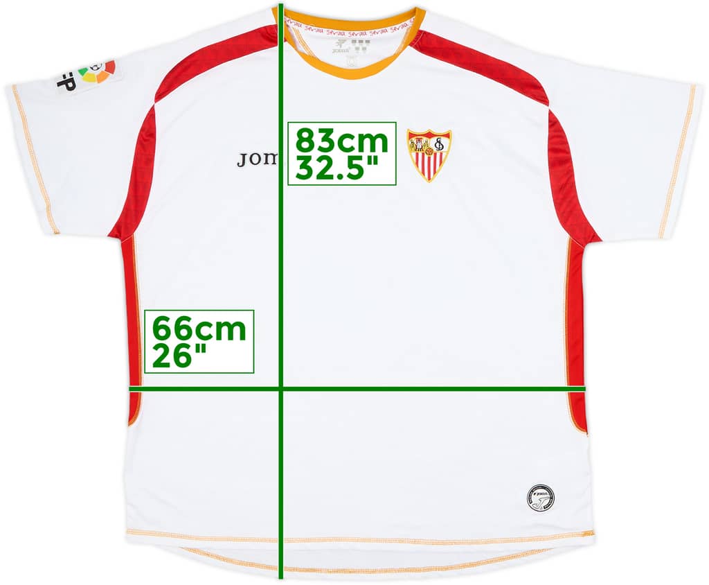 Camiseta de local del Sevilla 2008-09 - 10/10 - (XXL)