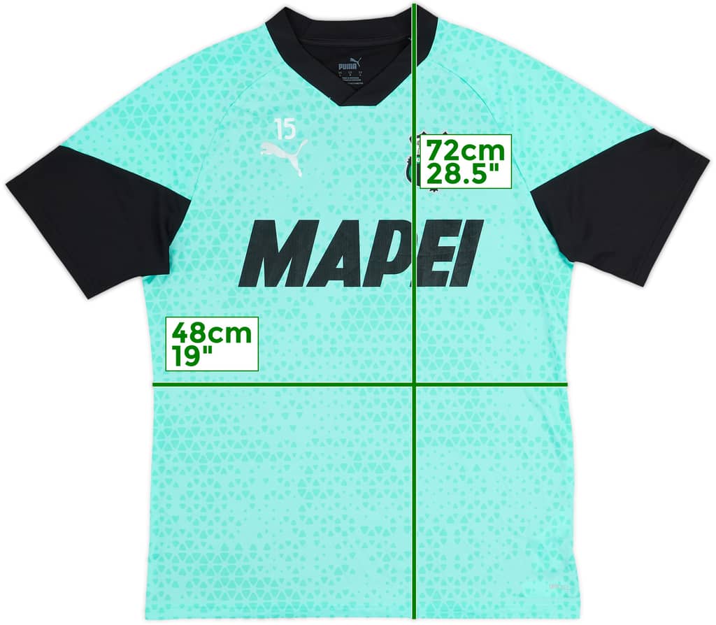 2023-24 Sassuolo Puma Player Issue Training Shirt #15 - 9/10 - (L)