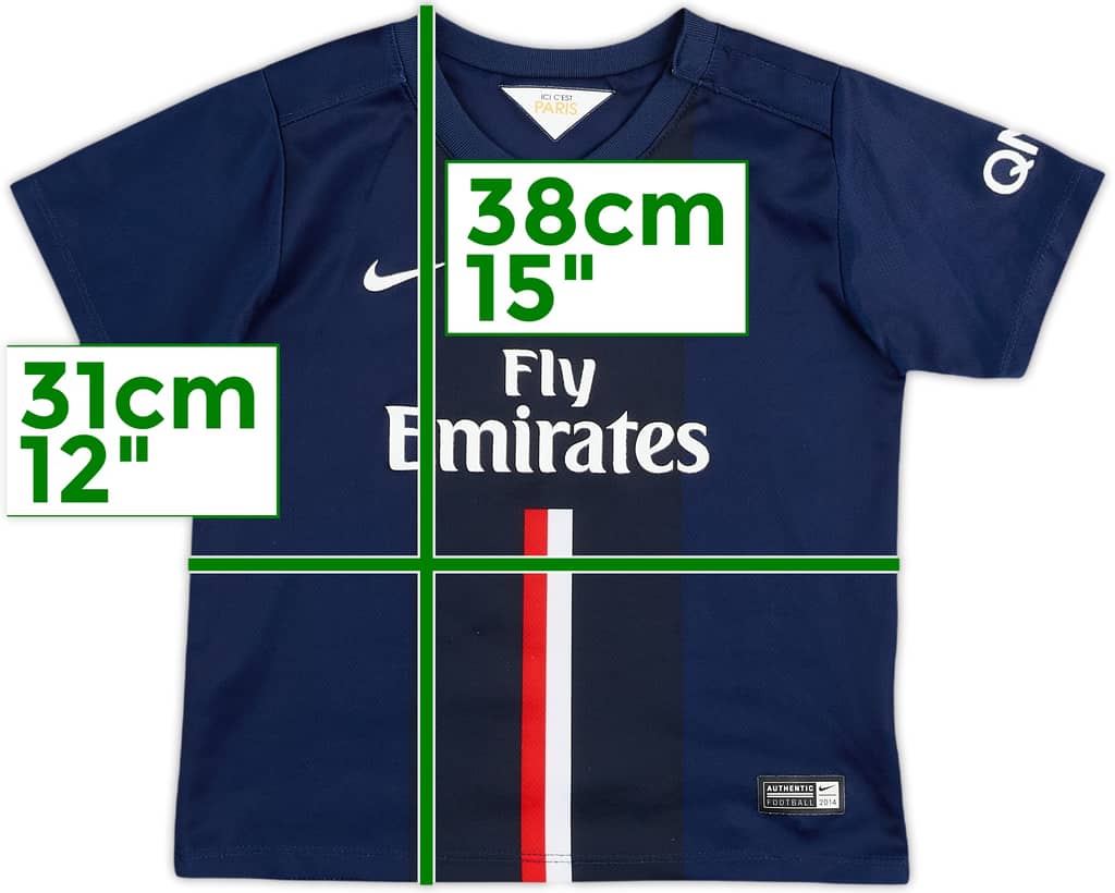 2014-15 Paris Saint-Germain Home Shirt - 6/10 - (18-24 Months)