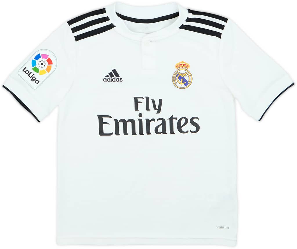 2018-19 Real Madrid Home Shirt - 9/10 - (S.Boys)