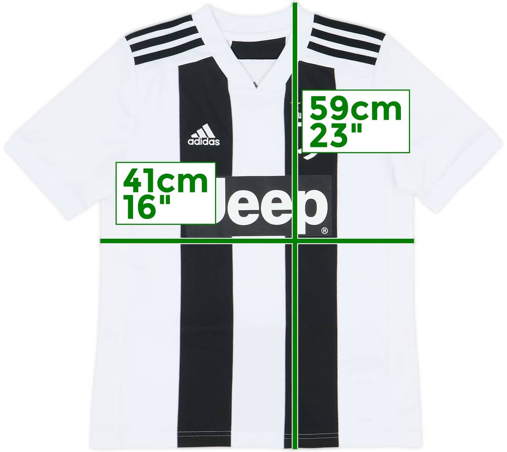 2018-19 Juventus Home Shirt - 8/10 - (M.Boys)