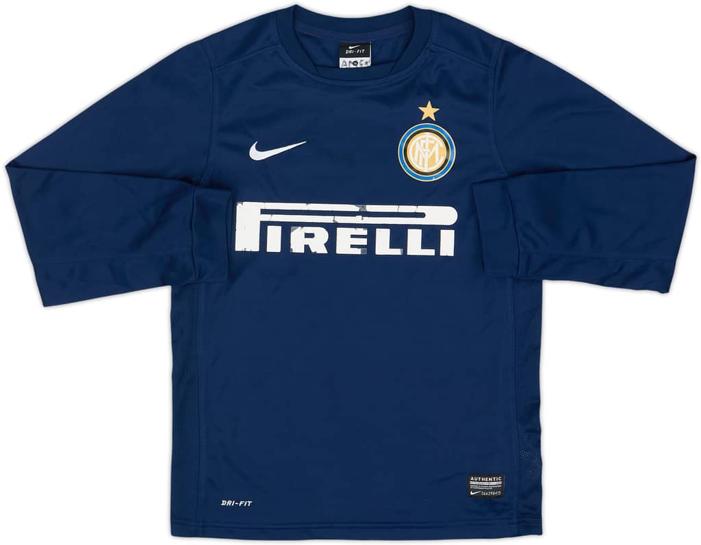 Camiseta Nike de entrenamiento de manga larga del Inter Milan 2012-13 - 5/10 - (Niños M)