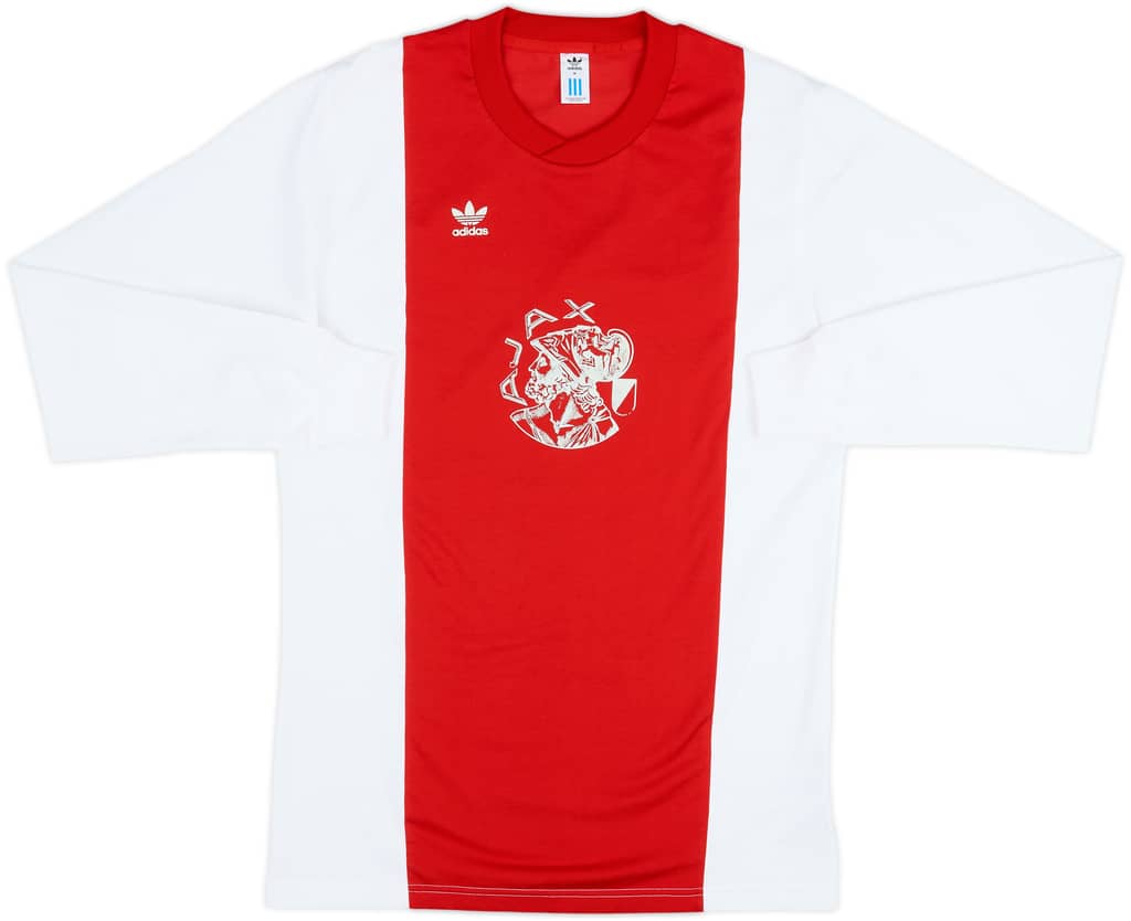 Camiseta de local adidas Originals 'Retro' de manga larga del Ajax 2022-23 - 8/10 - (M)