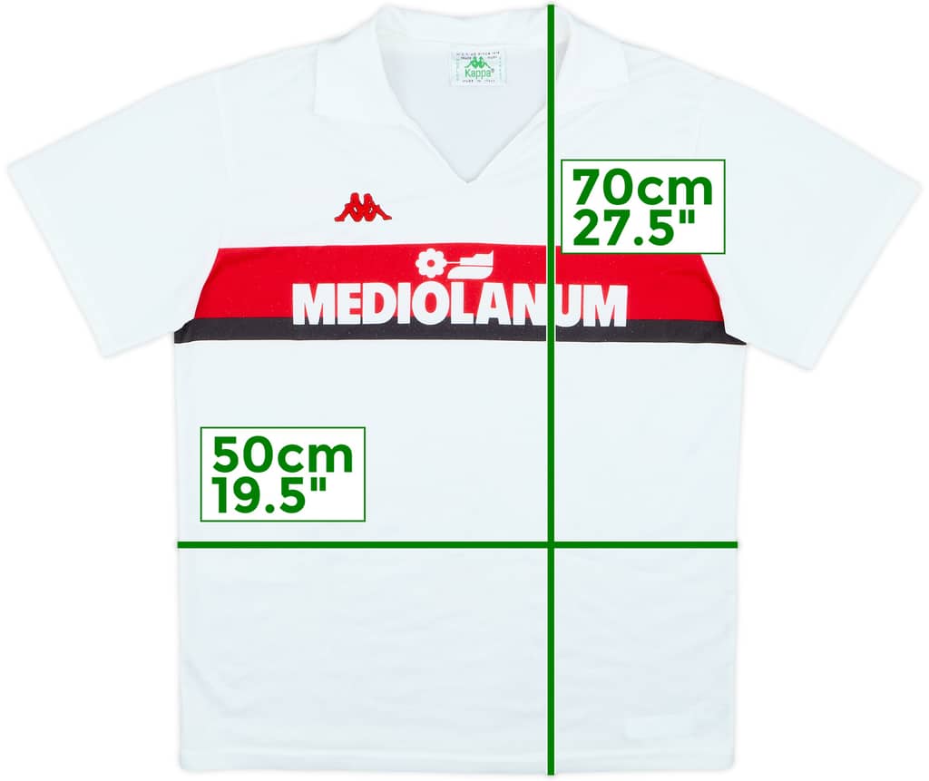 1988-89 AC Milan Away Shirt - 9/10 - (S)