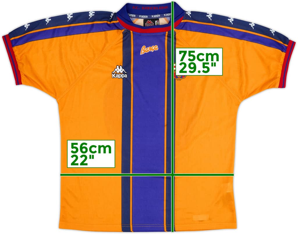 1997-98 Barcelona Away Shirt - 8/10 - (L)