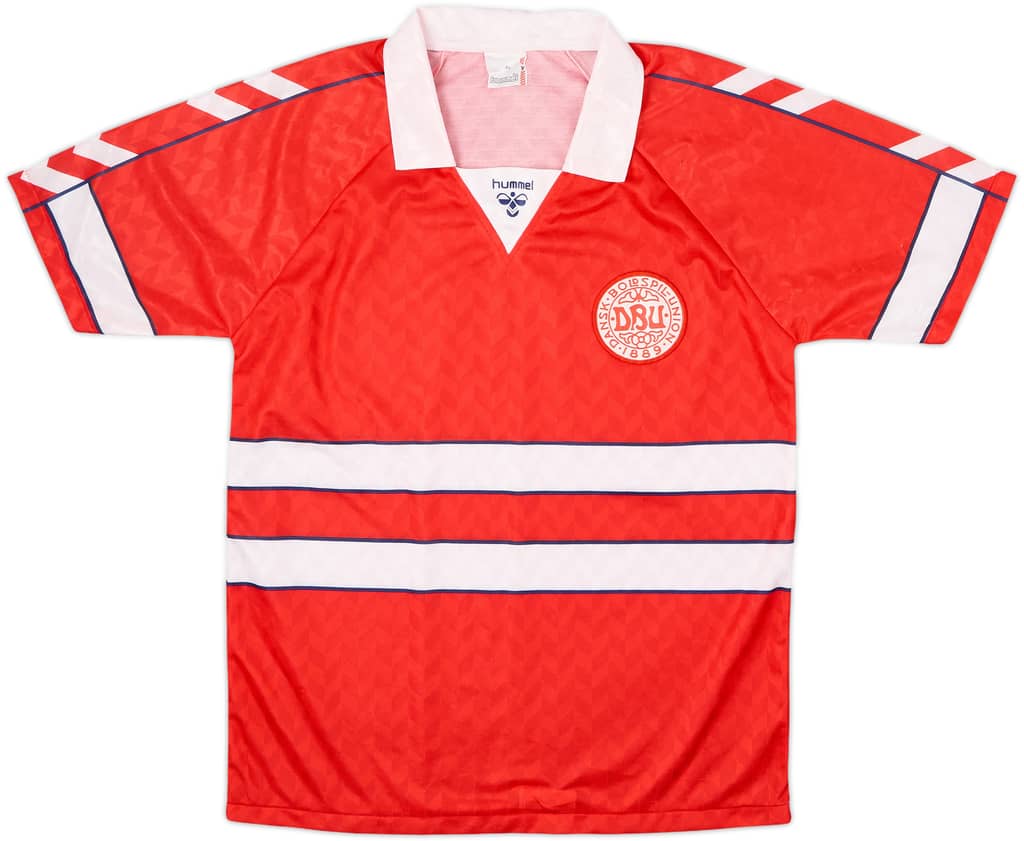 1988 Denmark Home Shirt - 9/10 - (XL)
