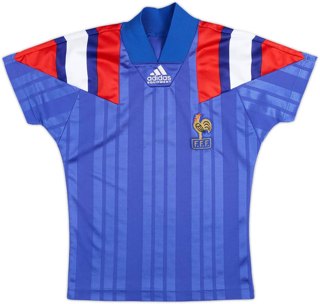 1992-94 France Home Shirt - 8/10 - (M.Boys)