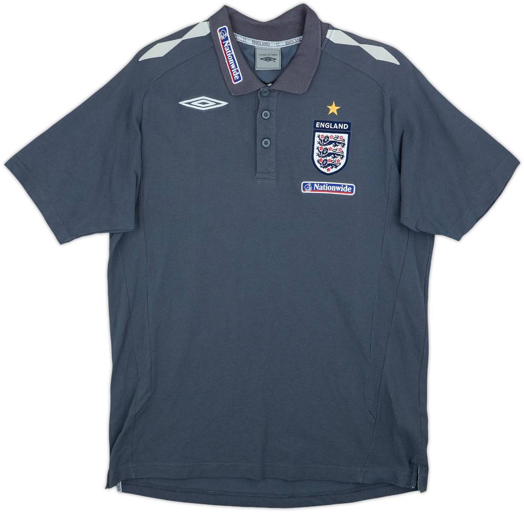 2008-09 England Umbro Polo Shirt - 9/10 - (L)