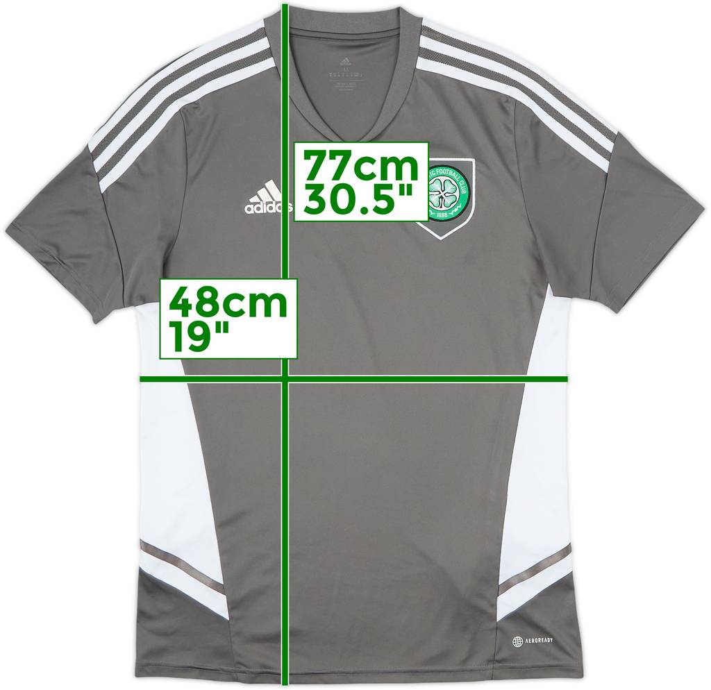 2022-23 Celtic adidas Camiseta de Entrenamiento - 10/10 - (M)