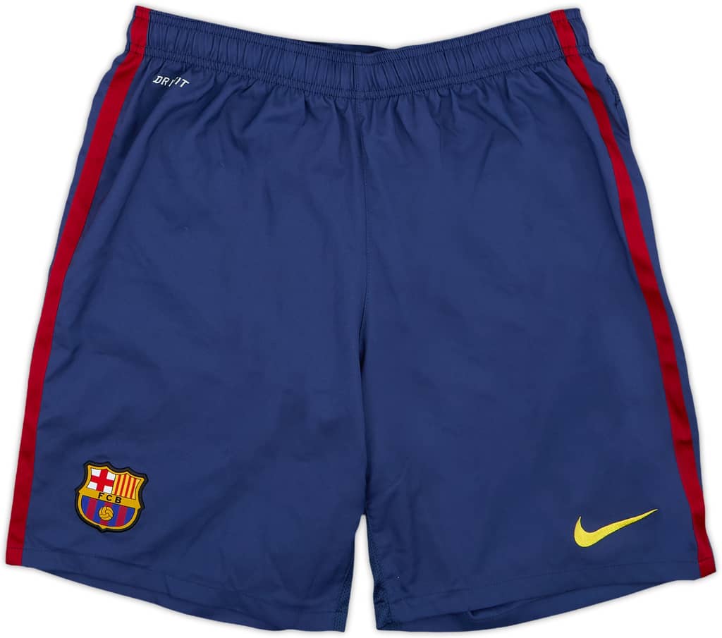2013-14 Barcelona Home Shorts - 10/10 - (L)