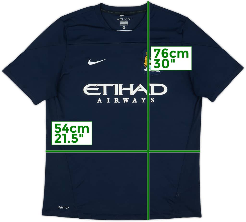 2013-14 Manchester City Nike Training Shirt - 5/10 - (XL)