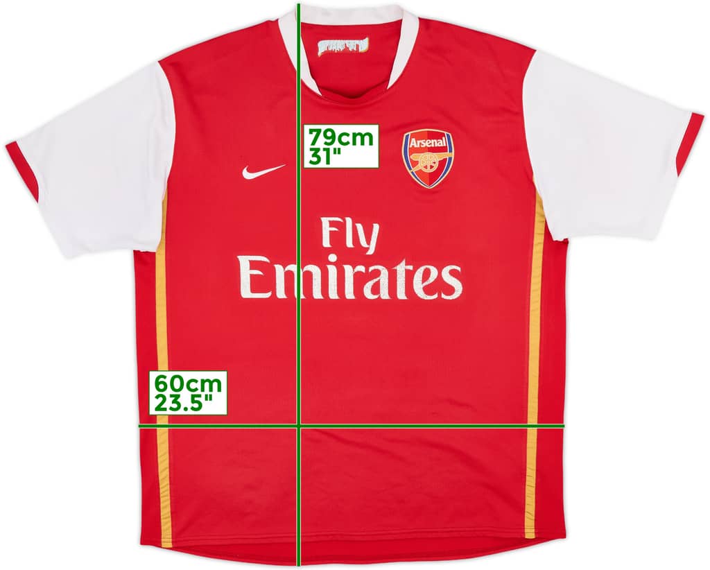 2006-08 Arsenal Home Shirt - 5/10 - (XXL)