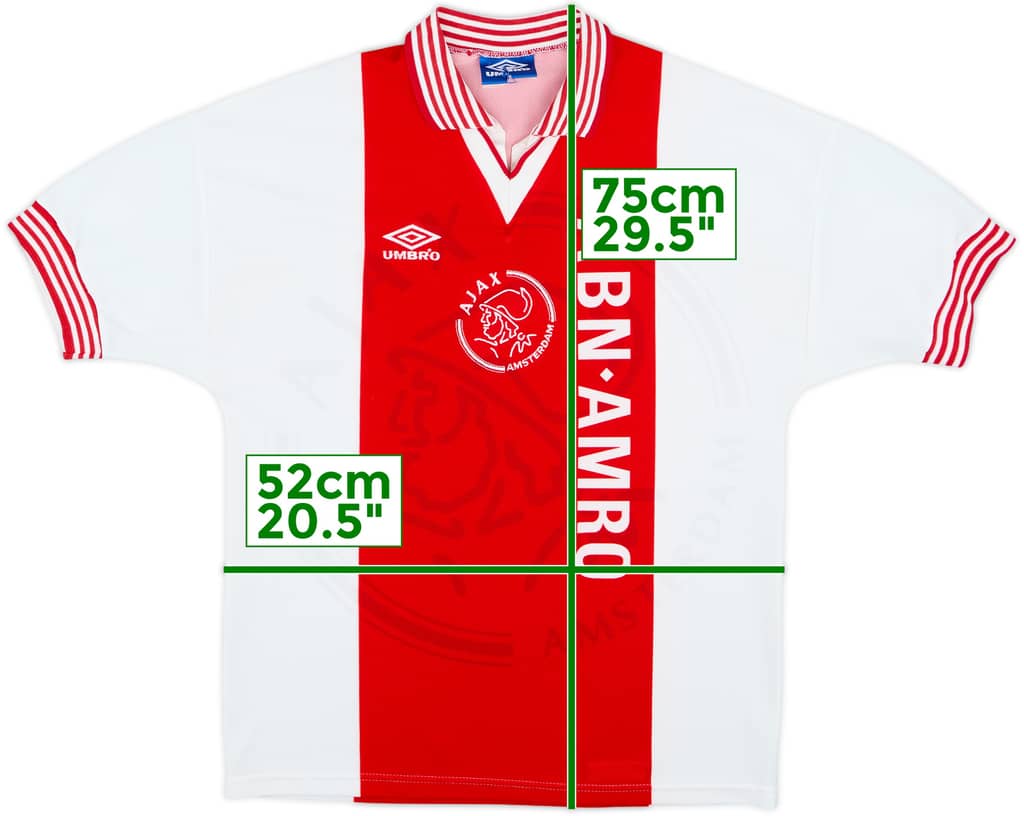 1995-96 Ajax Home Shirt - 8/10 - (M)