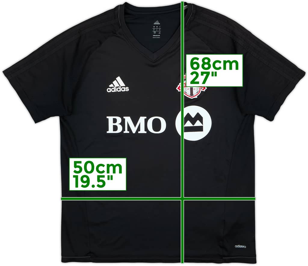 2016-17 Toronto FC adidas Training Shirt - 8/10 - (L)
